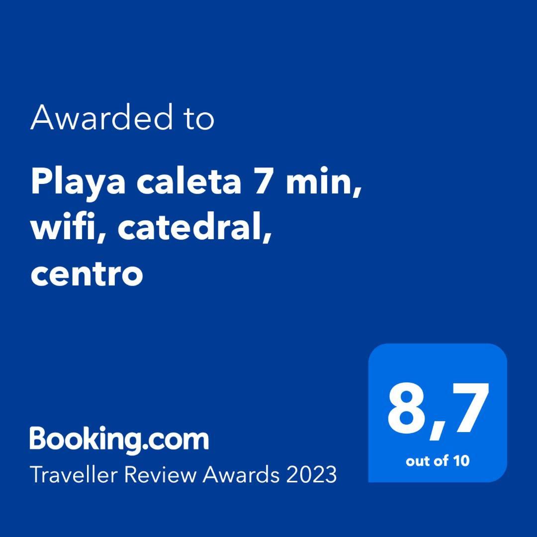 Ferienwohnung Playa Caleta 7 Min, Wifi, Catedral, Centro Cádiz Exterior foto