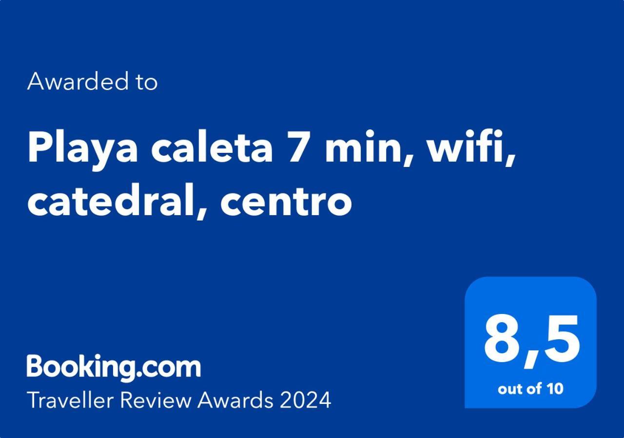 Ferienwohnung Playa Caleta 7 Min, Wifi, Catedral, Centro Cádiz Exterior foto